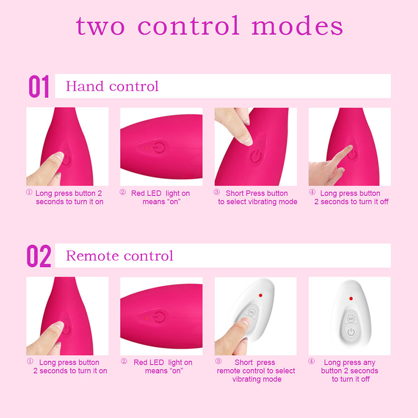 LEVETT Vibrating Egg Remote Control Vibrator Sex Toys for Women Vaginal Tight Exercise Kegel Balls G-spot Massage USB Recharge