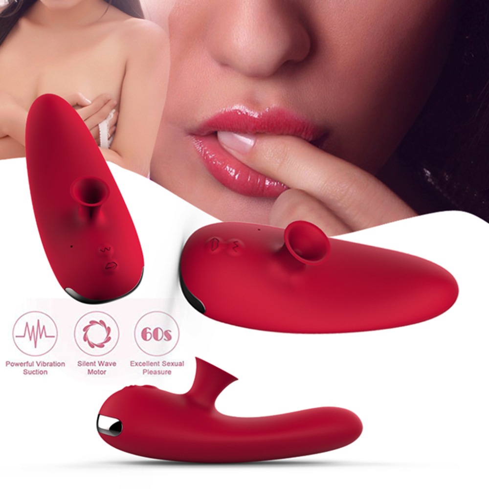 Rechargeable Clitoral Suction Vibrator Clit MassageSex Toys for Women Adult Games