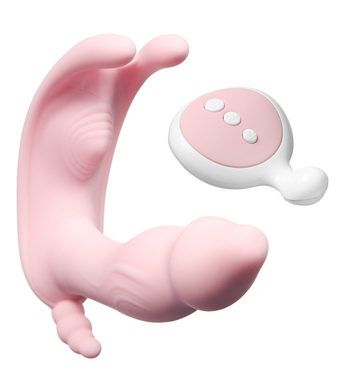 Wearable Kaninchen Remote Control Vibrator G-Punkt Klitoris Stimulation-USB-Akku - Pink