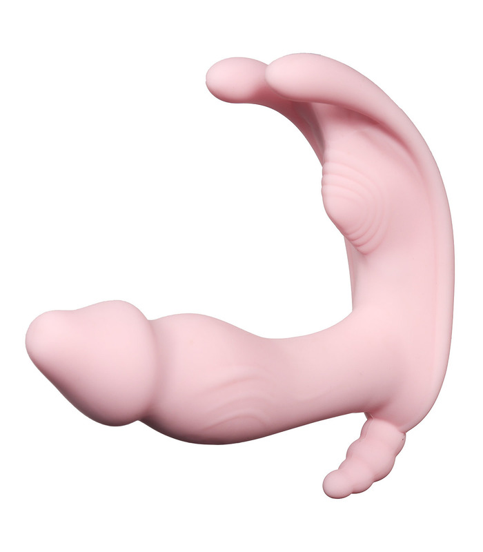 Wearable Kaninchen Remote Control Vibrator G-Punkt Klitoris Stimulation-USB-Akku - Pink