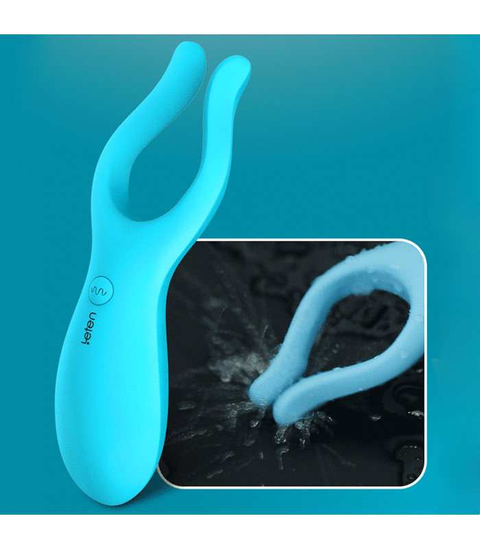 Multifunctional Vibrator Unisex Sex Toy Waterproof Adult Toys Clitoris Massager Masturbation - Blue