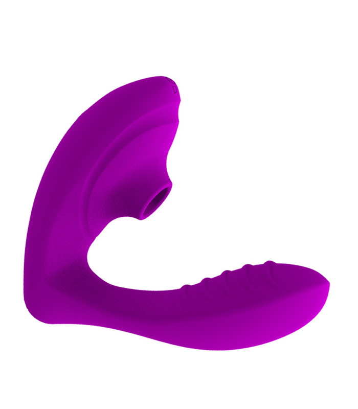 Wireless Clitoral Suction Vibrator Wearable Clit Sucker G Spot Massage Female Sex Toy - Purple