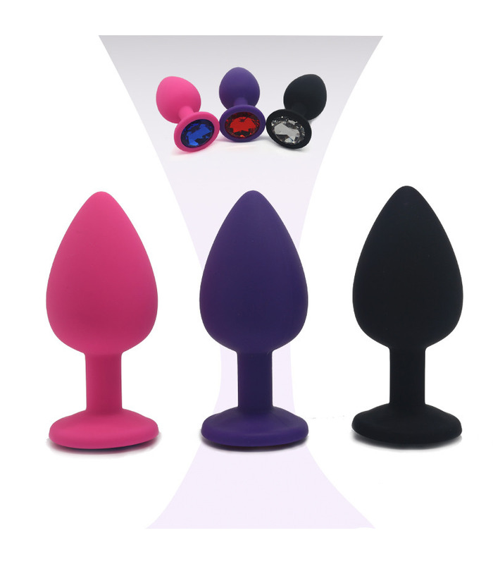 Diamant-End-Anal-Silikon Butt Plug Anal Spielzeug