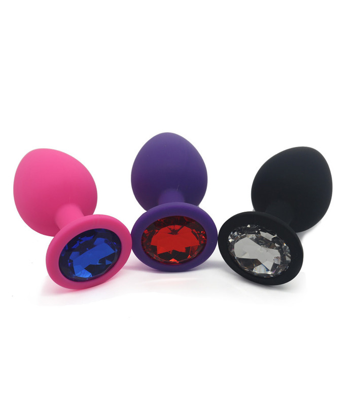 Diamant-End-Anal-Silikon Butt Plug Anal Spielzeug