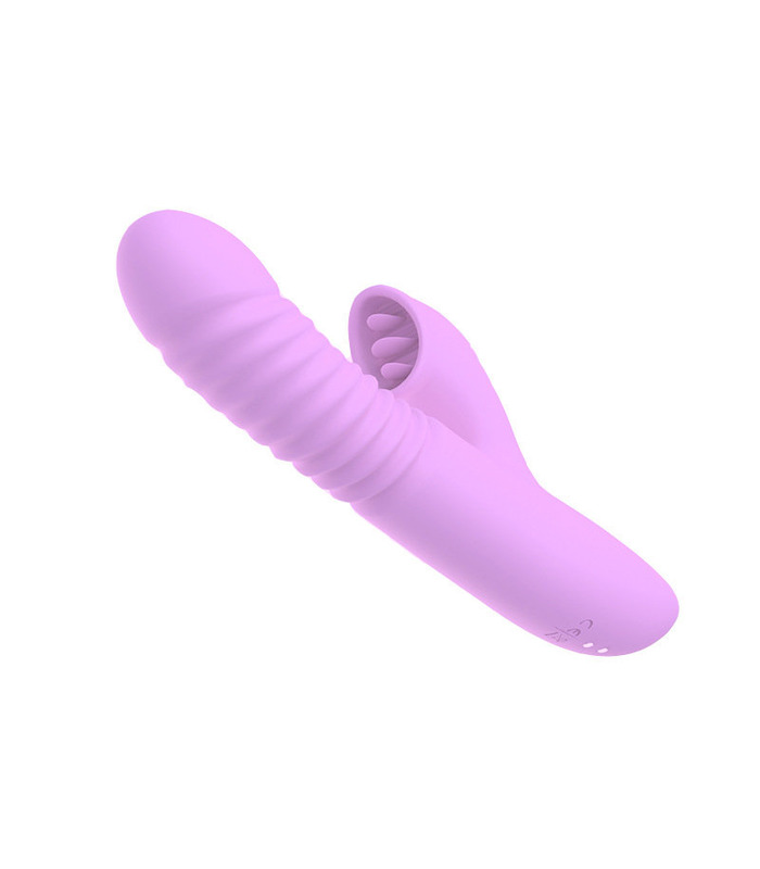 Meselo Automatic Thrusting Clitoral Dildo G-spot Vibrator Tornado Licking Heating Masturbator Massager Sex Toys For Woman