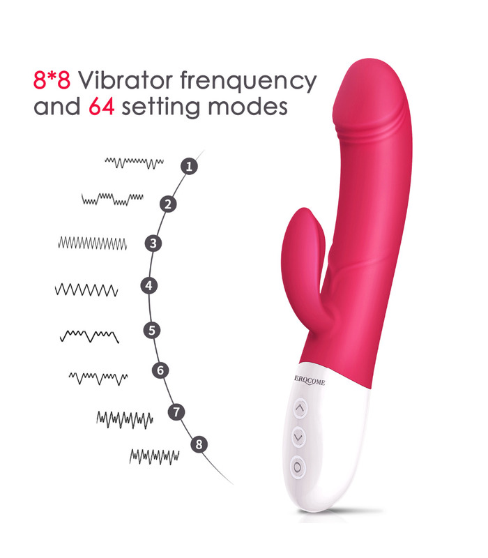Powerful Dildo Vibrator Massager Sex Toys for Women Masturbation 8*8 Multi-speed Heating AV Magic Wand Sexo Shop for Adult