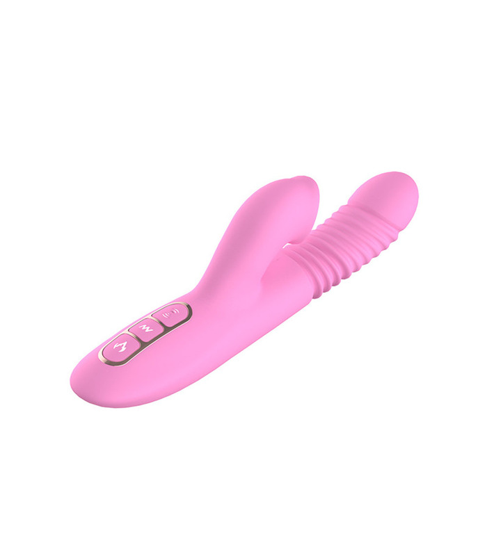 Meselo Automatic Thrusting Clitoral Dildo G-spot Vibrator Tornado Licking Heating Masturbator Massager Sex Toys For Woman