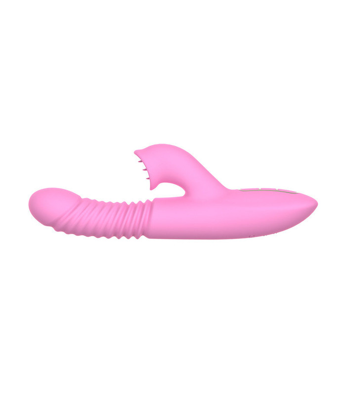 Meselo Automatik-Vortriebs-Klitoris-Dildo-G-spot Vibrator Tornado Lecken Heizung Masturbator-Massagegerät Sex-Spielzeug Für Frau