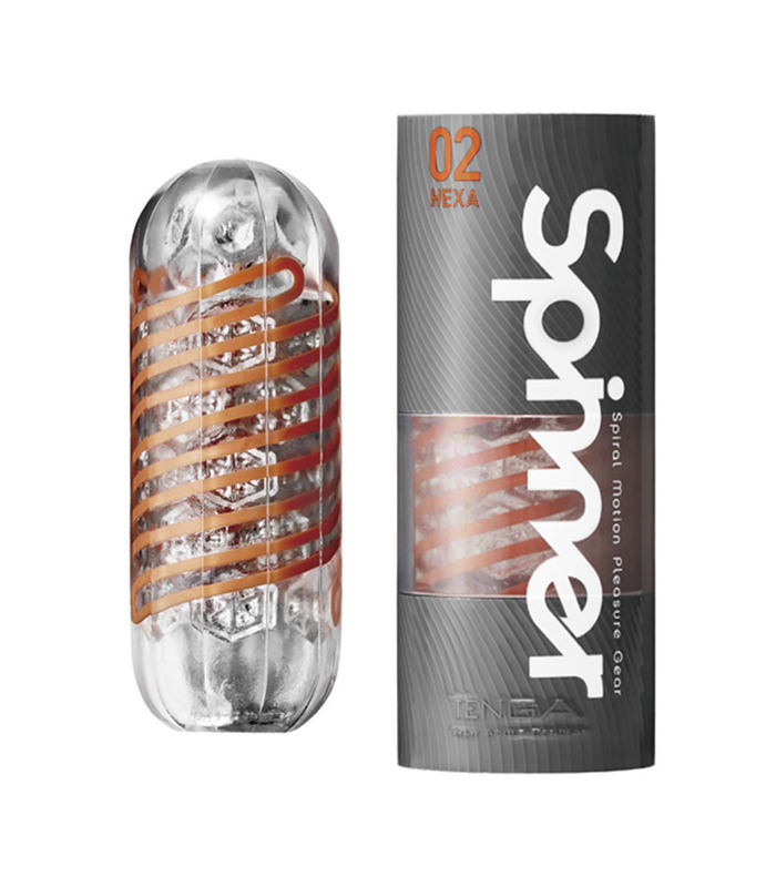 TENGA SPINNER Male Masturbator Ribbed and Curved Masturbation Sleeve Sex Toys
