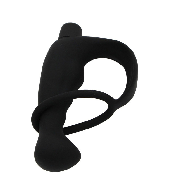 10 Frequenz-Silikon Männliche Prostata-Massagegerät Mit Verzögerung der Ejakulation Penis-Ring Butt-Plug