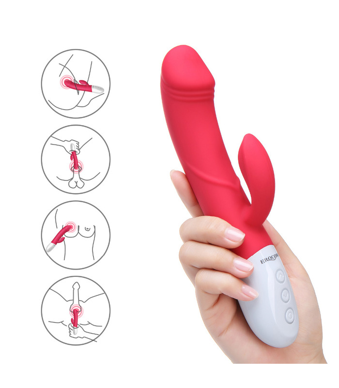 Mächtigen Dildo Vibrator Massagegerät Sex-Spielzeug für Frauen Masturbation 8*8 Multi-speed-Heizung-AV-Zauberstab-Sexo-Shop für