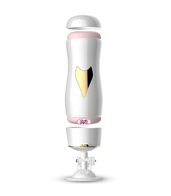 Fox Double Ended Rechargeable Male Masturbator Realistic Vagina and Mouth