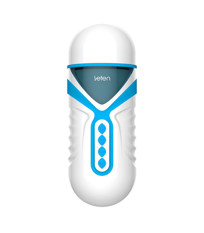 Leten Capsule Intellisense Suck Clip Male Masturbators Vibration Moaning Vagina - Blue