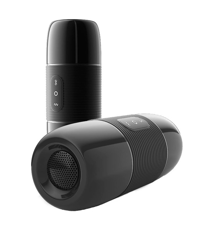 SEXTHROB Wiederaufladbare Männlichen Masturbator Wireless Lautsprecher Realistische Vagina