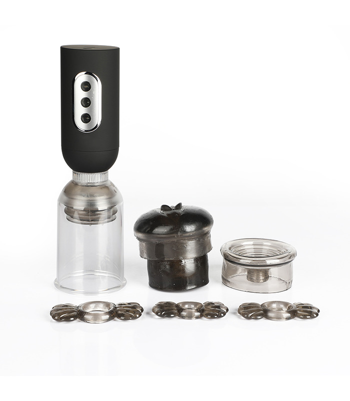 Realistische Vibrierende Vagina Male Masturbator Penis-Pumpe Erweiterung Trainer