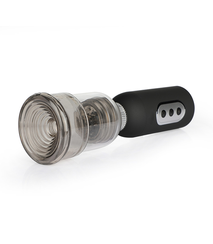 Realistic Vagina Vibrating Male Masturbator Penis Pump Enlargement Trainer