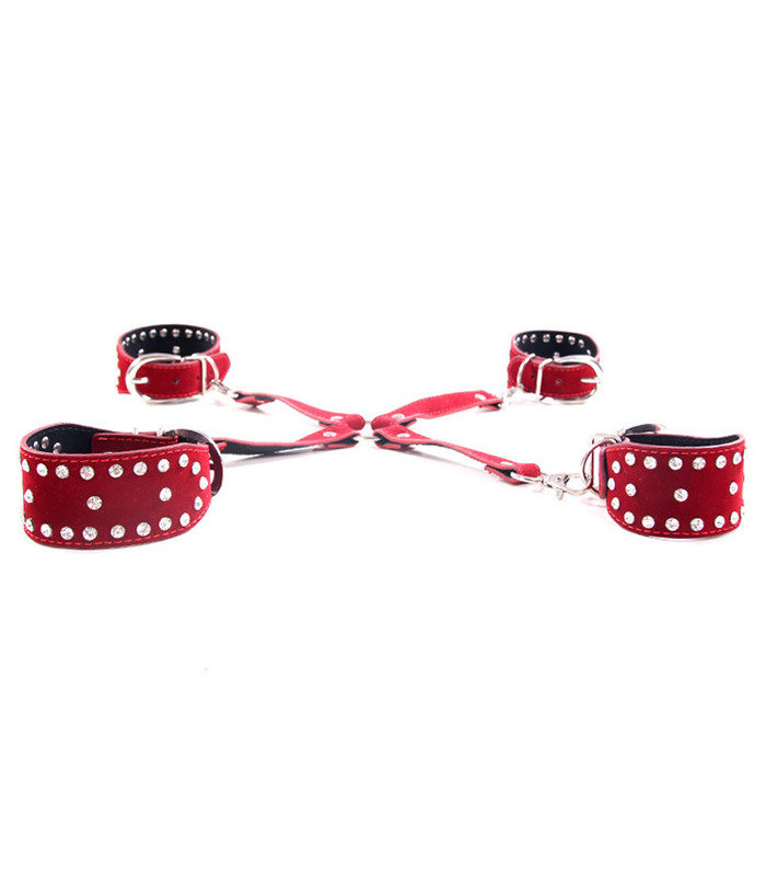 Hogtie Soft Cuff Faux Jewels Crucial Restraints