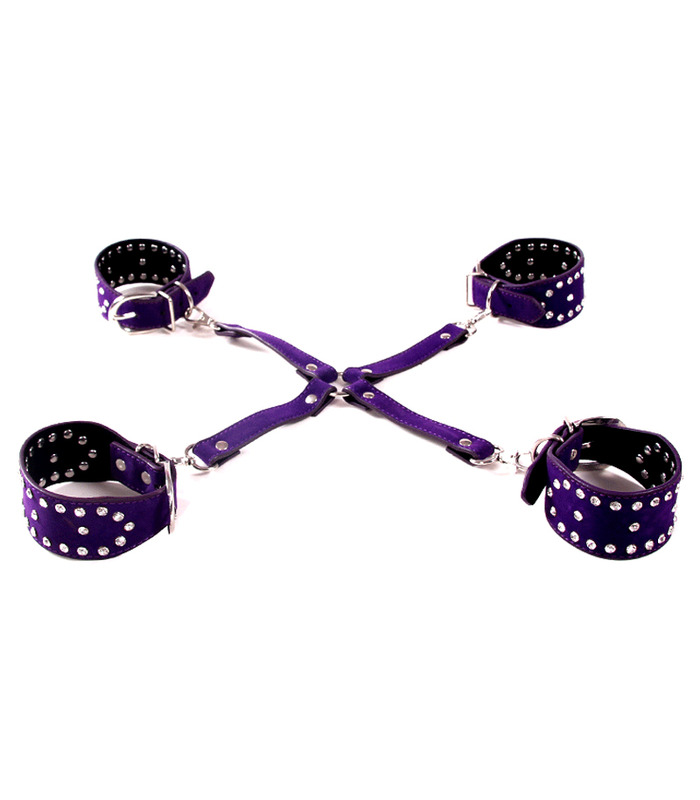 Hogtie Soft Cuff Faux Jewels Crucial Restraints