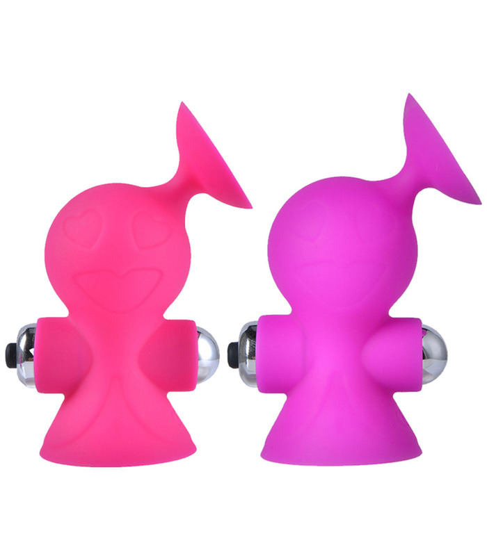 Mini Nipple Clitoris Stimulating Vibrators Silicone Suckers with Egg Vibrators