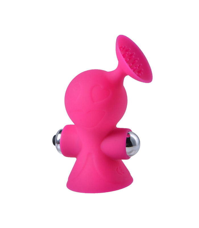 Mini Nippel Klitoris Stimulierende Vibratoren-Silikon-Sauger mit Ei-Vibratoren