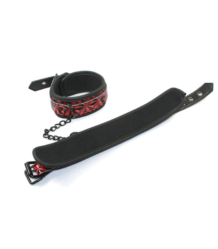 PU Leather Ankles Cuffs Sex Products For Couples - Black