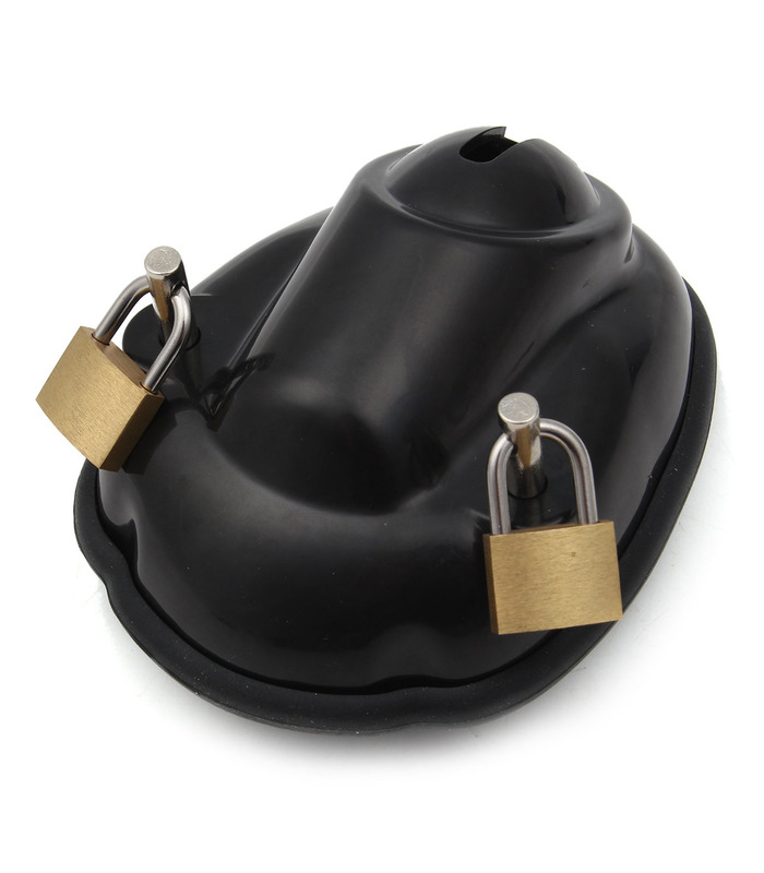 Soft Male Chastity Cage Cock Detained with Padlock and Key