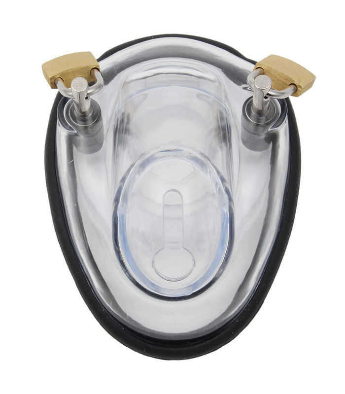 Soft Male Chastity Cage Cock Detained with Padlock and Key