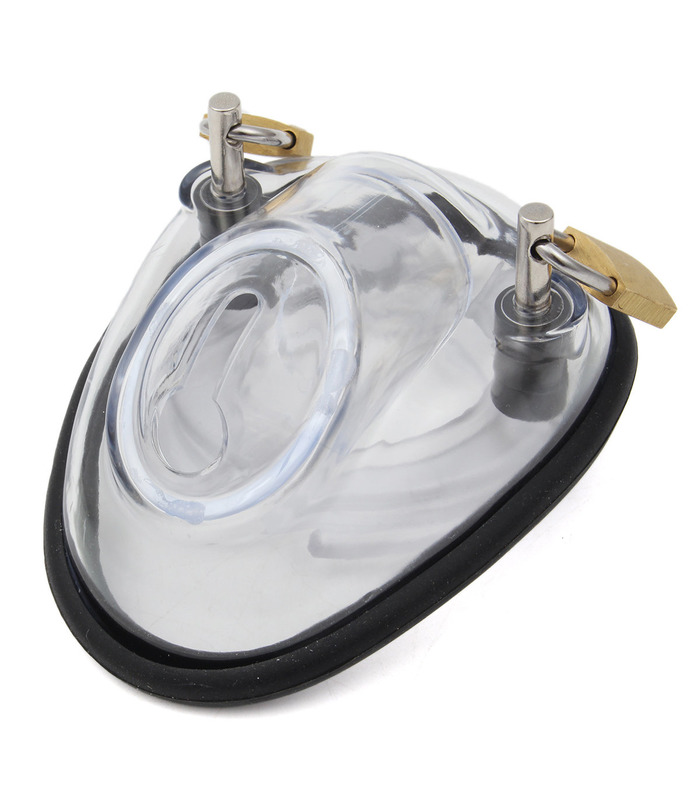 Soft Male Chastity Cage Cock Detained with Padlock and Key