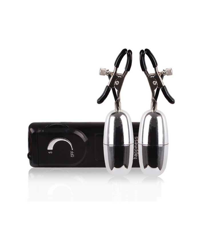 Shaking Nipple Clamp Love Egg Remote Control Vibrator