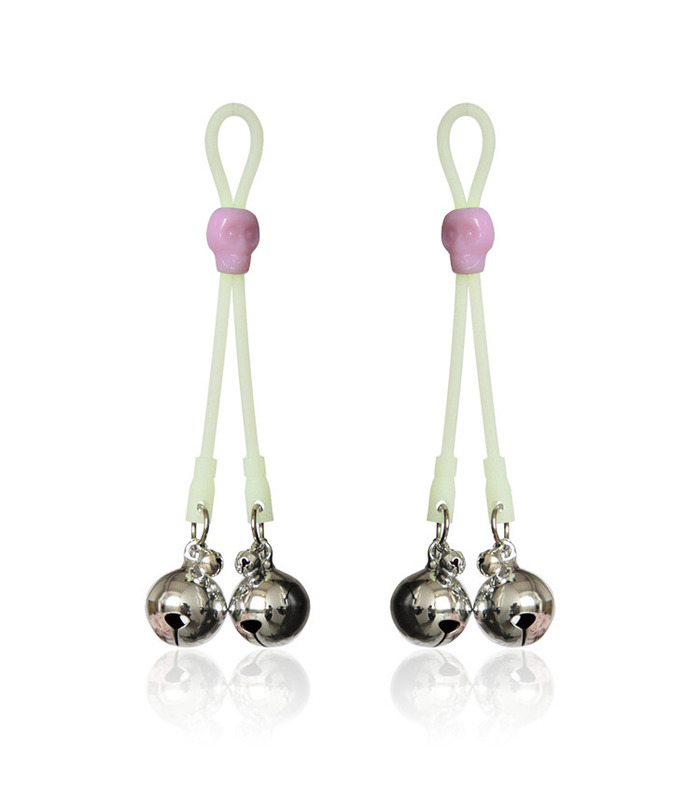 Noctilucent Bell Nipple Clamps Chain Clasps