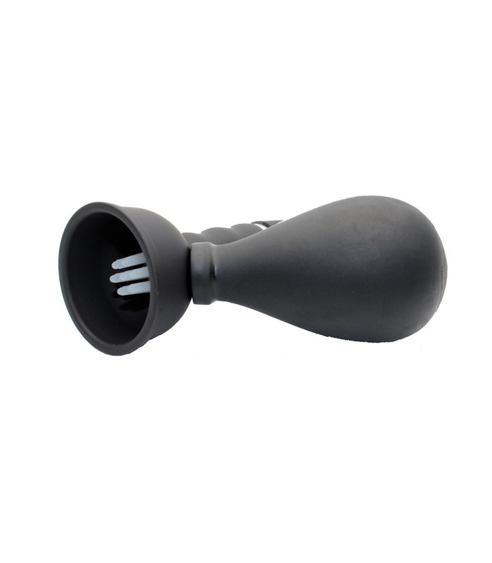 Weiche Tentakel Mini-Cordless Vibrating Nipple Sucker - Black