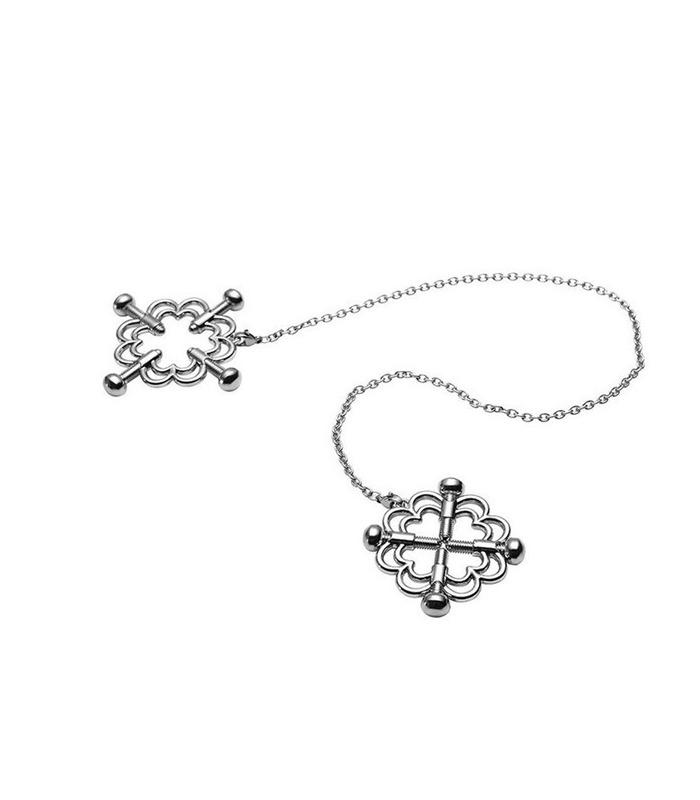 Blossom Design Adjustable Nipple Clamp Stainless Steel BDSM Restraints