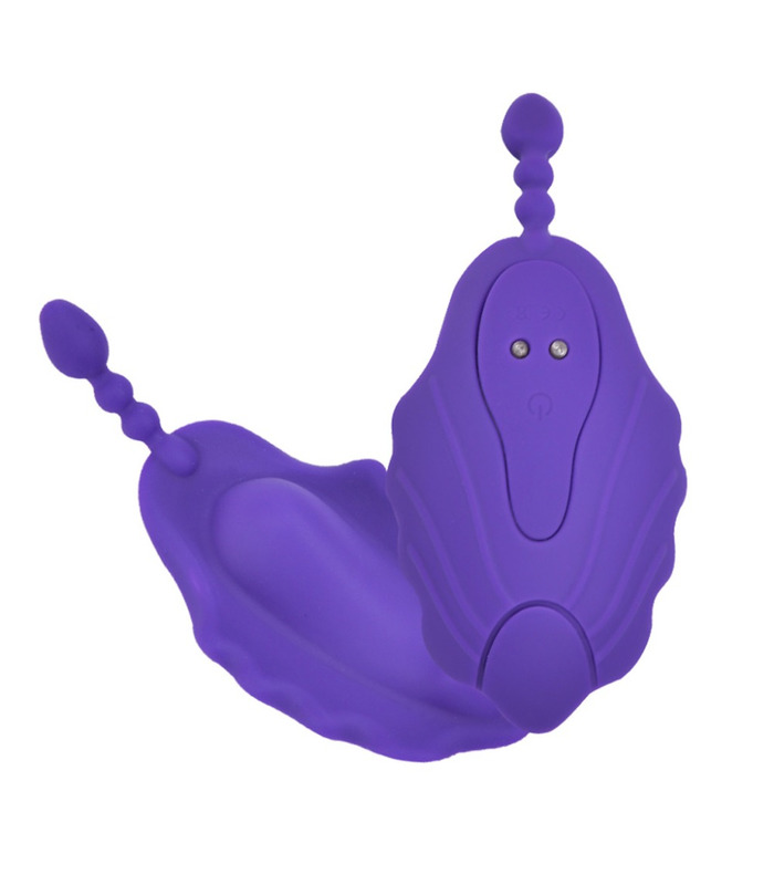 Wireless Remote Control Unsichtbar Tragbar-Vibrator Frauen-Schmetterling-Vibrator Sex-Spielzeug für Frauen
