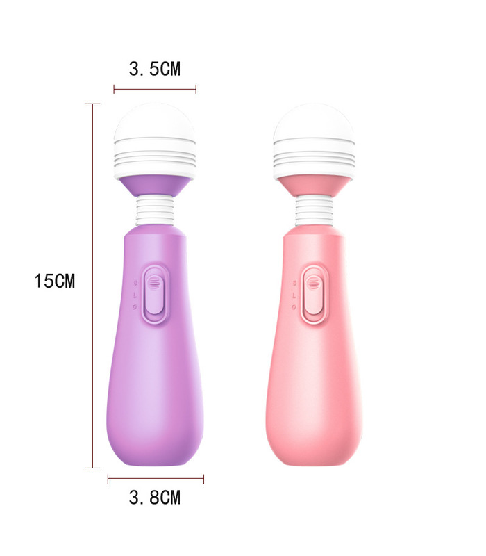 Mini-Pure Color Schöne Vibrierenden Zauberstab Vibrator Weibliche Masturbation