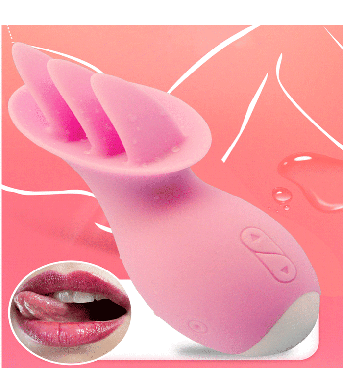 Tongue Licking Vibrators Female Masturbation Adult Toys Clit Vibrates Charge Sex Toy for Women