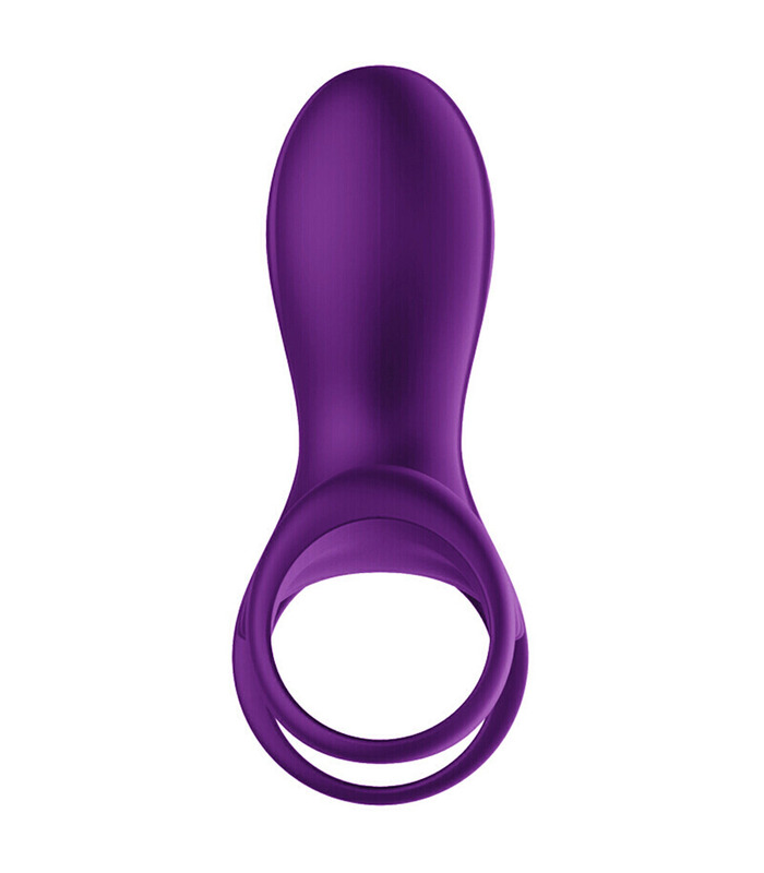 OMYSKY Adrien Lastic Gladiator-Penisring mit Klitoris-Stimulator - Lila