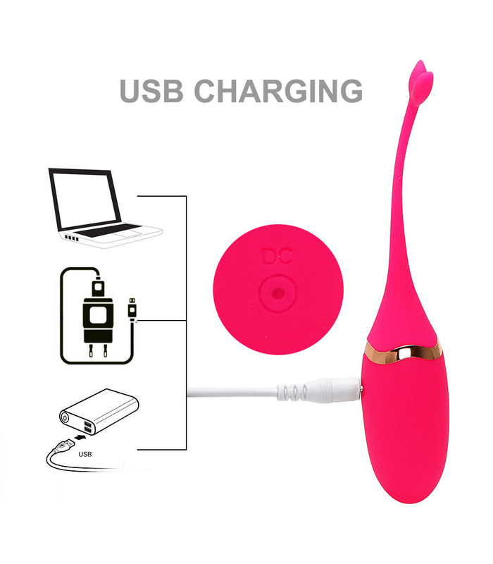 Swimming Pollywog Rechargeable Love Egg Remote Control Vibrator Totally Waterproof