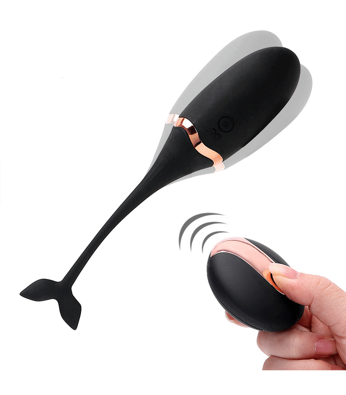 Swimming Pollywog Rechargeable Love Egg Remote Control Vibrator Totally Waterproof