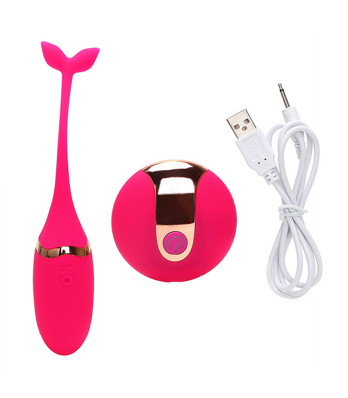 Swimming Pollywog Rechargeable Love Egg Remote Control Vibrator Totally Waterproof