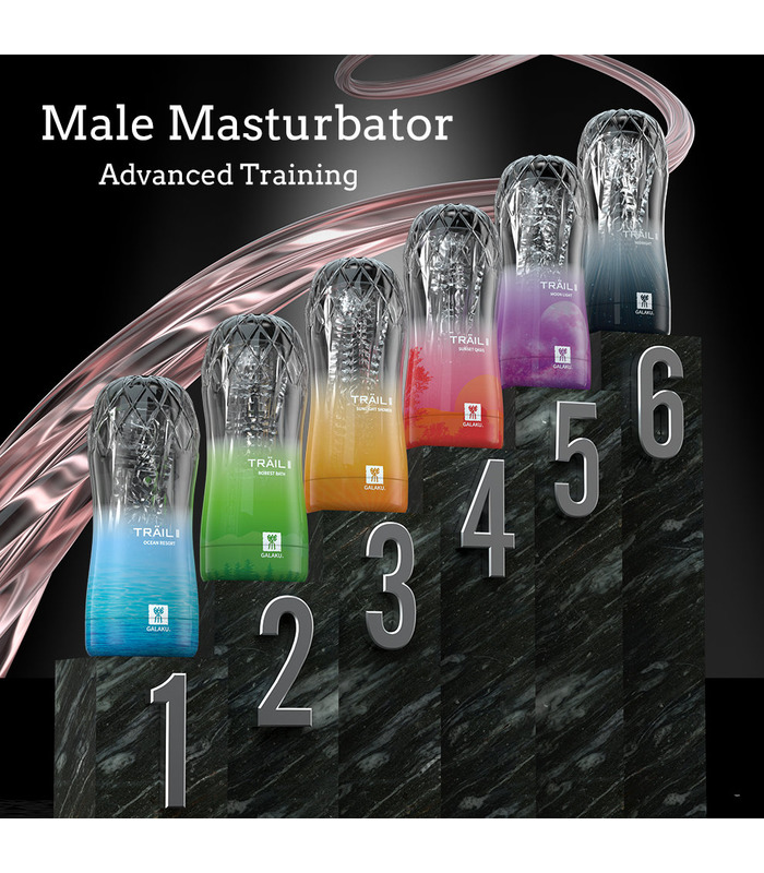 Transparent Clear Advanced Training Male Masturbator Hand Stroker Sex Toys for Men