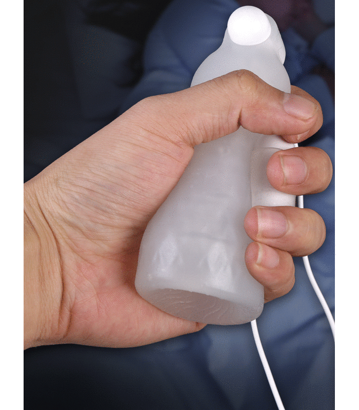 Leten Remote Control Storm Penis Glans Exercise Vibrating Trainer Masturbators