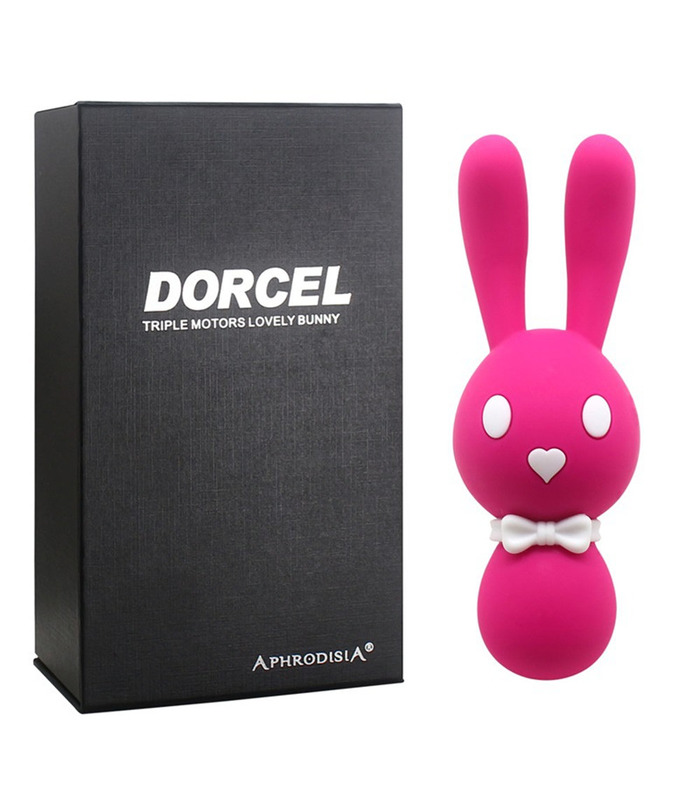 Aphrodisia Triple Motors Bunny Lovely Vibrators Rechargeable 10 Modes