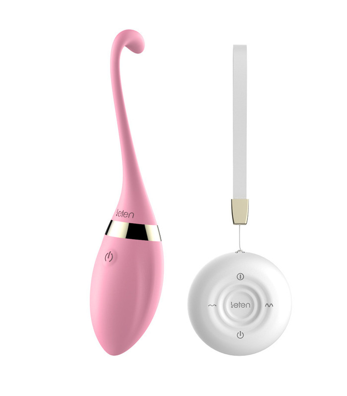 Leten Swan-Silikon-Ei Remote Control Vibrator