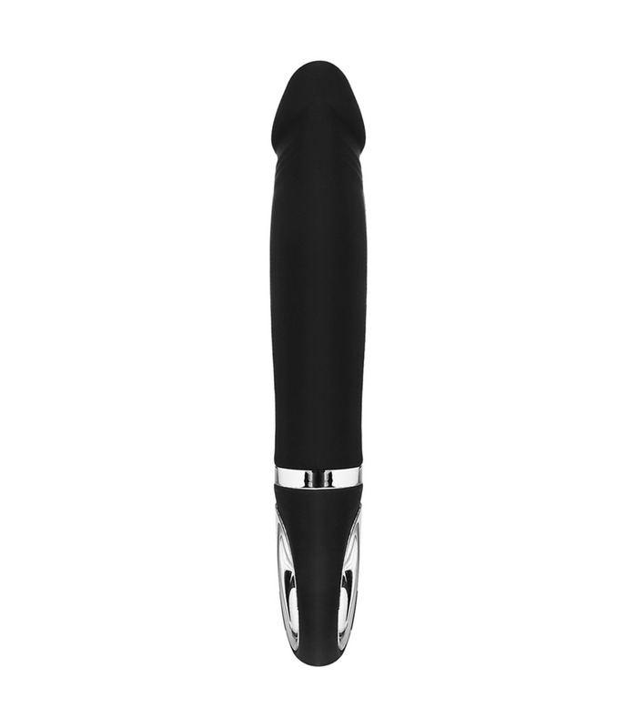 SEXTHROB Eichel-Form-Ring-Pull-G-Spot Vibrator 10 Funktion Silikon Vibrator - Schwarz