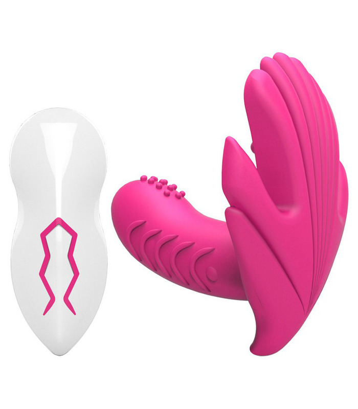 Double Motors Wearable Remote Control Vibrator