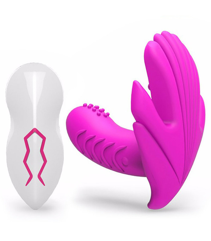Double Motors Wearable Remote Control Vibrator