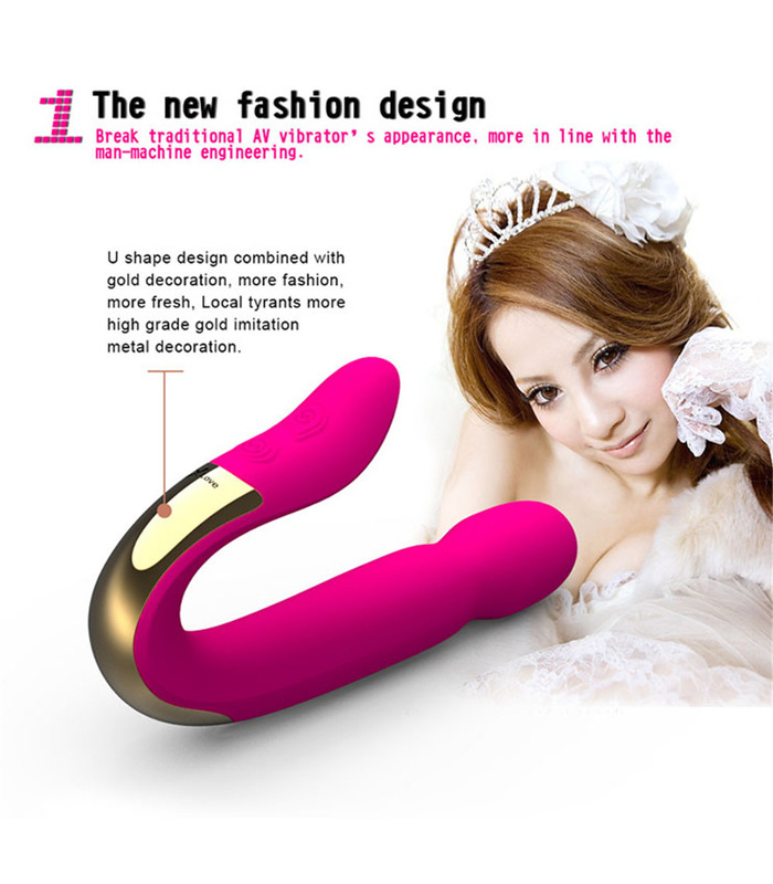Y Love Mona U Shape USB Charge Vibrators Dual Vibrating Massager