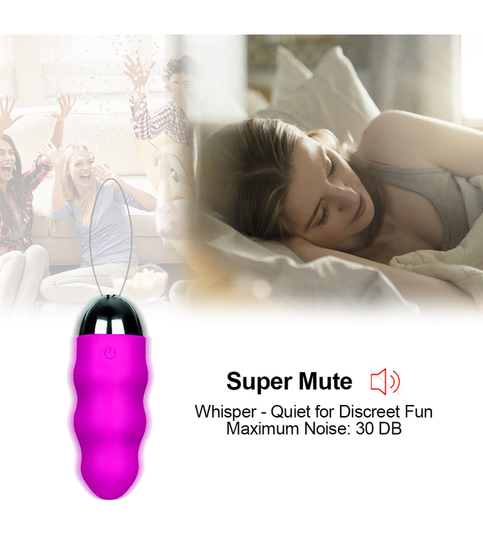 Bubble Egg Vibrators Remote Control 12 Vibration Mute Orgasm Clit Vibrating