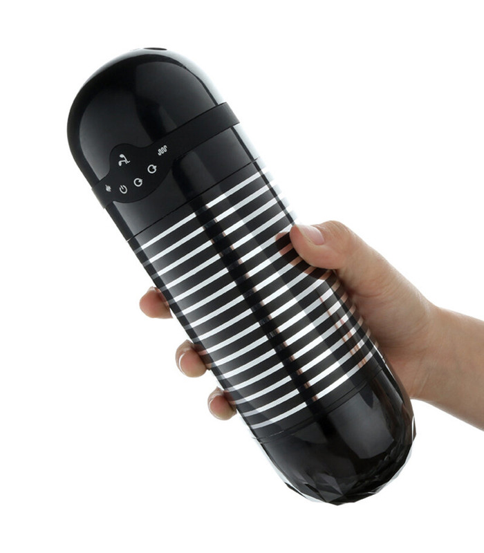 ElfGame Wiederaufladbare Männlichen Masturbator Starken Saugnapf Intelligente Real-Voice-Interaktion