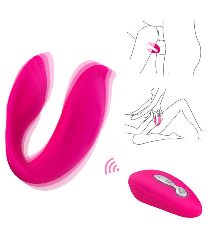 G Spot Love Egg Rechargeable Couples Vibrator Remote Control Wearable Sex Toys - Rose